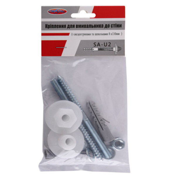Кріплення SA- U2 для умивальника Ø8/110 мм середнє CRISTAL