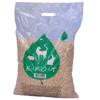 Е-КО-Т 7кг гігієнічний наповнювач для туалетів тварин (біла гранула)