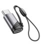 Перехідник Borofone BV20 Type-C male to iP female adapter (Чорний)