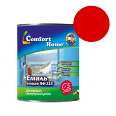 Емаль ПФ 115 Комфорт ЧЕРВОНА 0.9 кг