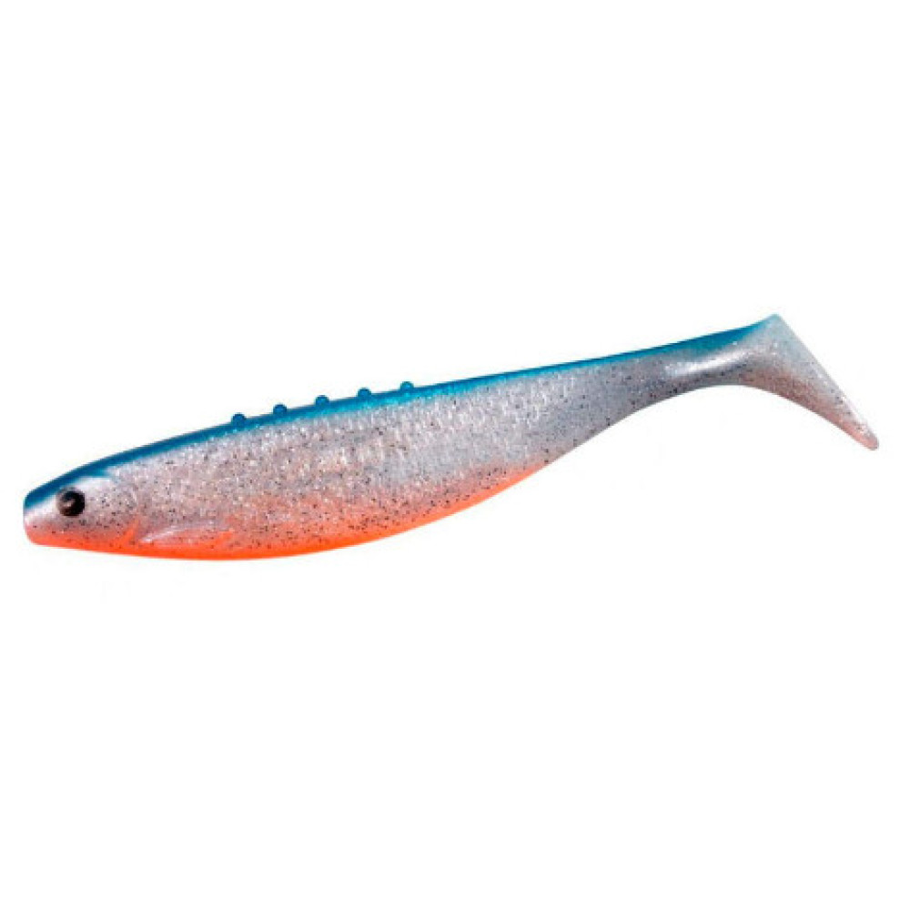Силікон DRAGON DEMON 9"/22,5cm 2pcs./bag PEARL/BLUE silver glitter orange
