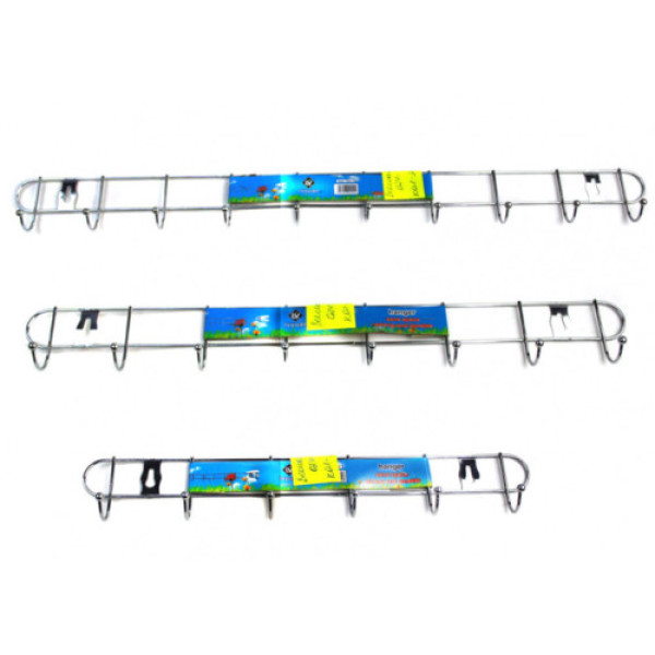Вішалка №024-6 металева 6 гачків (0,2*5*33)см (00994)