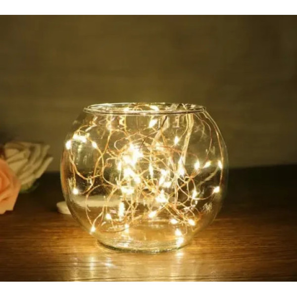 Гірлянда 3АА+USB LED 5м Теплий білий (300)