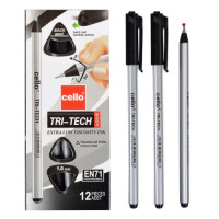 Ручка масл. "TRI-TECH" Cello CL1003-12 чорна 99513