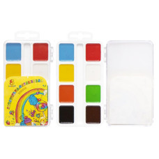 Фарби акварельні медові 8 кольорів "АКВАРЕЛЬКА-КАРАМЕЛЬКА"