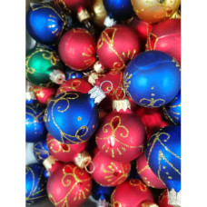 Ялинкова іграшка 40мм скло