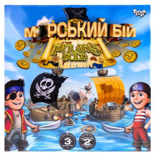 Настільна розважальна гра "Морський бій. Pirates Gold" укр G-MB-03U