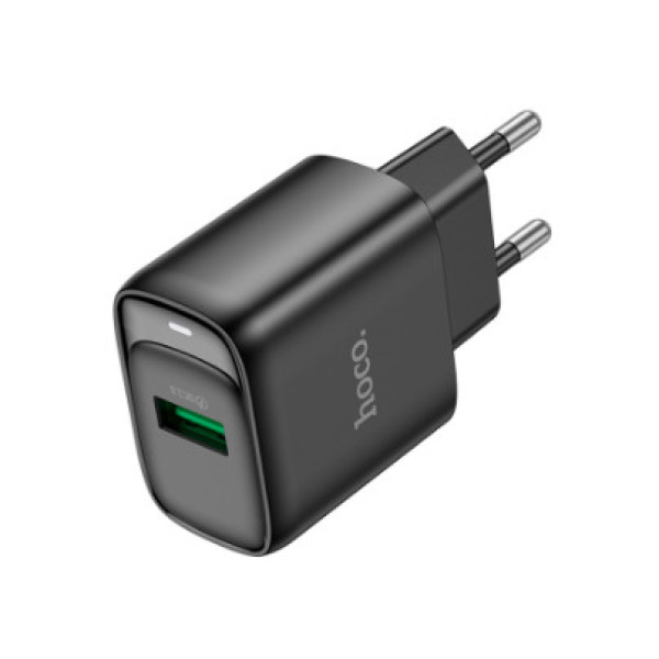 Мережевий Зарядний Пристрій Hoco C140A 1USB QC 18W (Чорний)