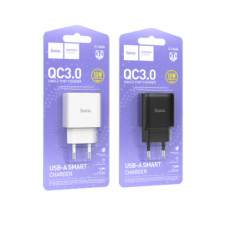 Мережевий Зарядний Пристрій Hoco C140A 1USB QC 18W (Чорний)