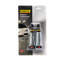 Клей епоксидний двокомпонентний для металу тюбик (сірий) 20 г 940027