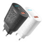 Мережевий Зарядний Пристрій Yoki Led Series YK-QC 3.0 18W (Чорний)