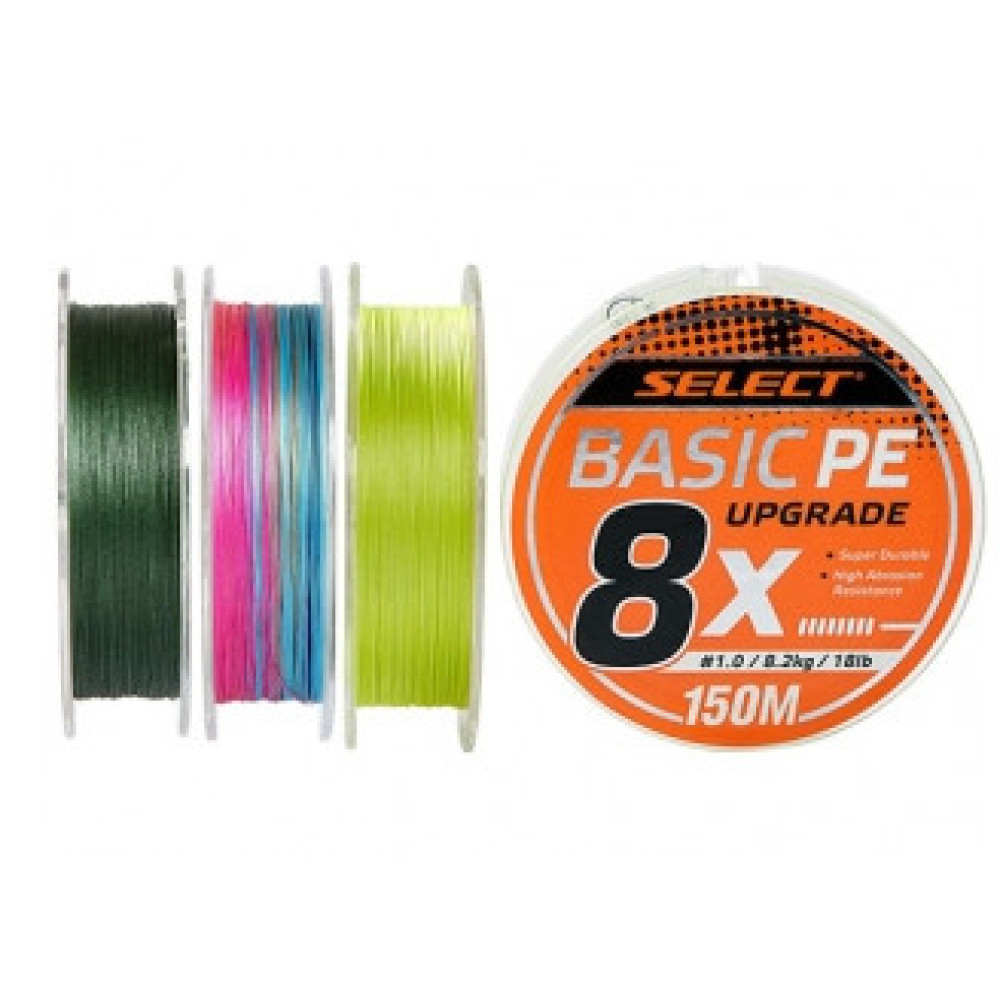 Шнур SELECT BASIC PE 100m салат. 0,14