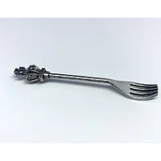 Декор Виделка античне срібло 60мм (AC-4959) 1шт