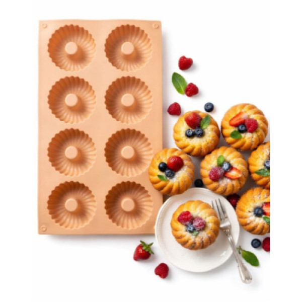 Форма для випікання кекс міні 8в1 №G215 (100) 03769