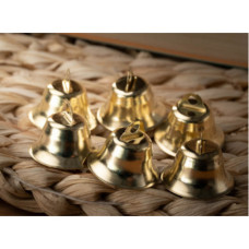 Дзвіночок срібло/золото 26мм/22мм 1шт (K-016/K-001)