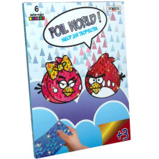 Картинка з фольги Foil World 700-3 (рос) "Пташки", в кор-ці 30см-22см-1см