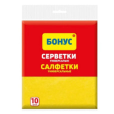 БОНУС Серветки віскозні 10шт