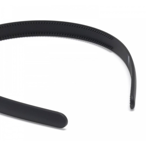 Обруч для волосся 1.2см матовий чорний (31630)