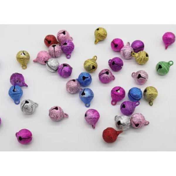 Брязкальце дзвіночок. 10мм Мікс 10шт/уп (К-019)