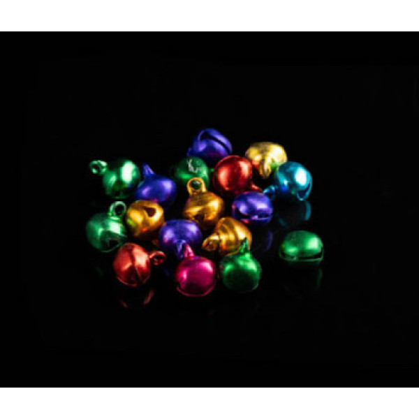 Брязкальце дзвіночок. 10мм Мікс 10шт/уп (К-019)