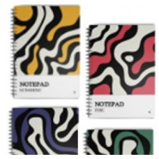 Блокнот АРТПРИНТ А5 48 арк # пружина зліва "NOTEPAD"