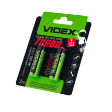 Батарейки Videx TURBO АА R6 (пальчикова) 1,5В 2шт.