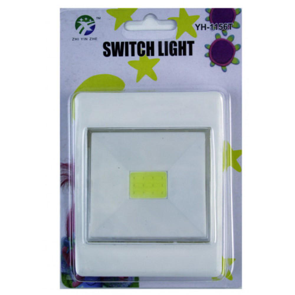 Вимикач квадрат наст. BL 1158/№1156 COB LED PR-02