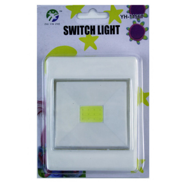 Вимикач квадрат наст. BL 1158/№1156 COB LED PR-02