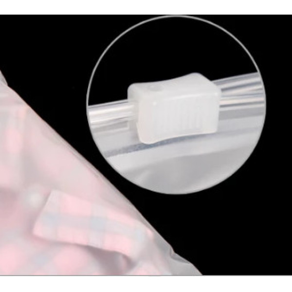 ЗІП пакет слайдер із білим замком 250х300 мм 70 мкм білий матовий 31-035