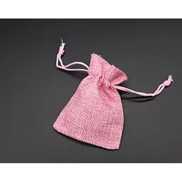 Мішечок з мішковини на затяжках 17х23см/15*20см