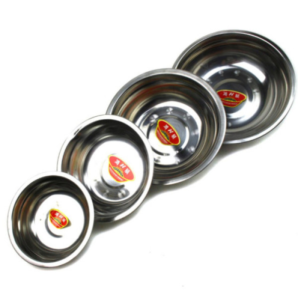 Миска №ММ-28 нерж. 26,5*7,2 (200) (25699)