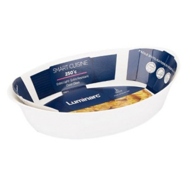 N3083 Посуд скляний «Luminarc» Smart Cuisine - форма для запікання овальна 32х20см
