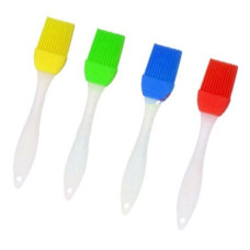 Пензлики №AR-8 силікон серед. з біл. матовою ручкою (00645)