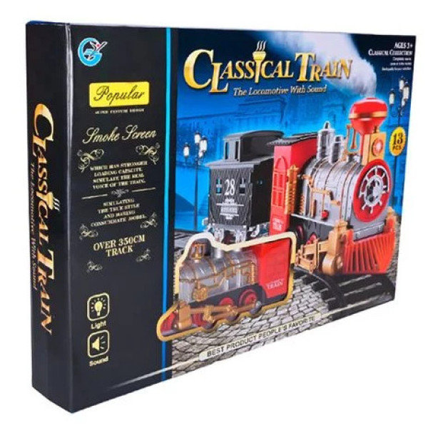 Дитяча іграшкова "Залізна дорога" Bambi GY810-1 світло, звук