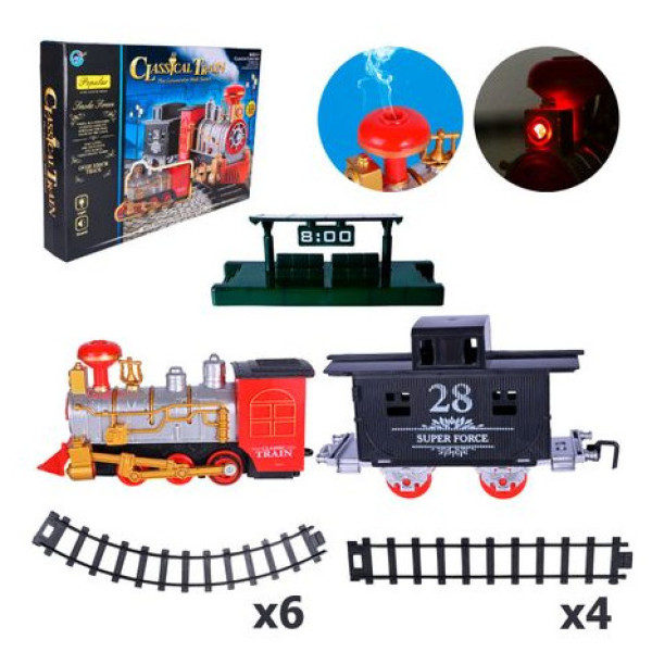 Дитяча іграшкова "Залізна дорога" Bambi GY810-1 світло, звук