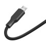 Кабель USB Ridea RC-M114 Soft Silico Micro 3A (Чорний)