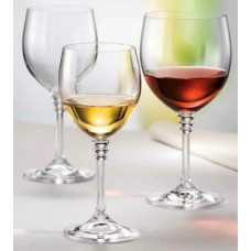 Набір келихів для вина 240мл (по 6шт) «Bohemia Crystal» Olivia