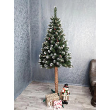 Ялинка Елітна+шишка на пні, ЗЕЛЕНА ЗБК 200 см.