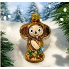 Скляна іграшка 1117 Чебурашка