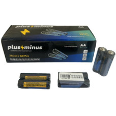 Батарейка LR06 AA Plus minus ALKALINE 1шт 01868