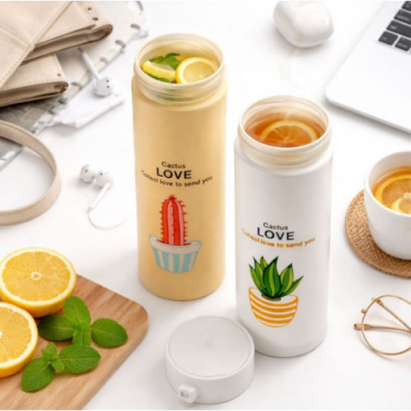 Пляшка скляна для води 450мл №М24-6