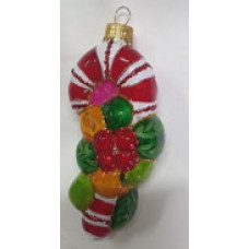 Скляна іграшка 1199 Новорічна паличка