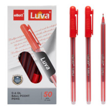 Ручка кулькова "Luva" "Ellott" ET2406-50 червона