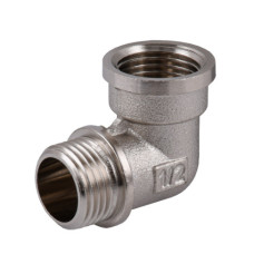 Кутник 1/2″ВЗ нікельований NL333S OPTIMUM