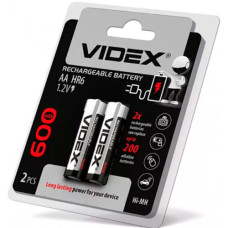 Аккумулятор 600 mAh R6 AA VIDEX (ціна за 2шт)