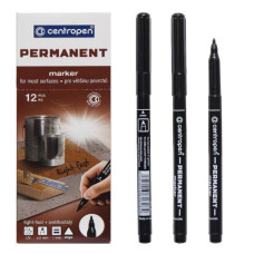 Маркер Permanent 1мм 2536 Centropen чорний 89728