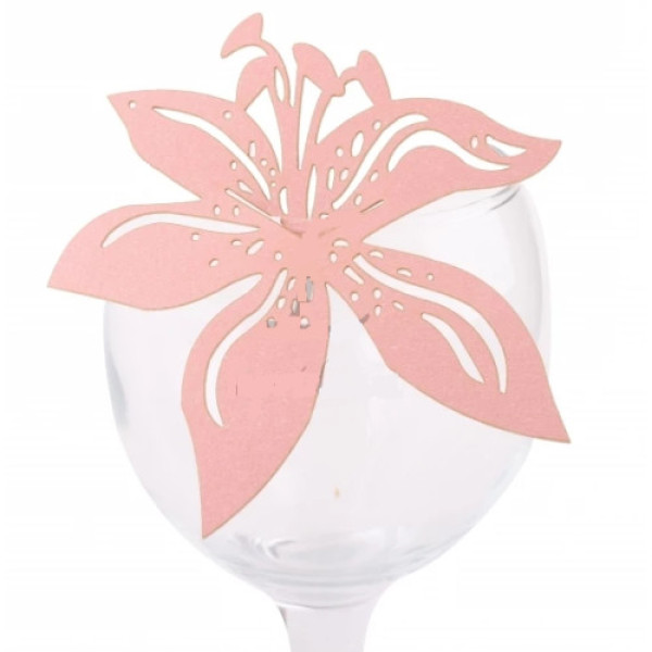 Декор на келих Серце,Метелик, Квітка 5-26050 1шт