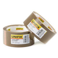 Стрічка клейка пакувальна коричнева 45мм 200 SKBR-5400266 UNIFIX