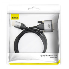 Кабель Baseus VGA CAKSX-J (Чорно-Сiрий, 0G)
