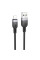 Кабель Hoco X109 Silicone Lightning 2.4A 3m (Чорний)